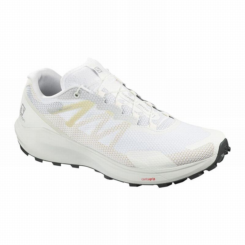 SALOMON SENSE RIDE 3 Philippines - Men's Running Shoes - White | 469153-ACK